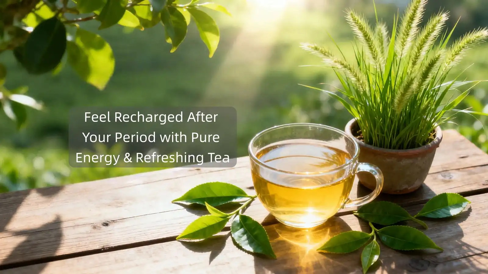 Feel Recharged After Your Period with Pure Energy & Refreshing Tea